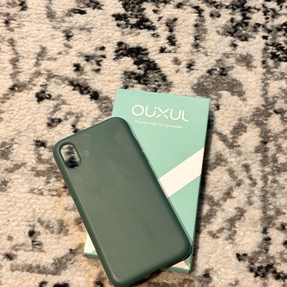 Green/Blue iPhone XS Phone Case
